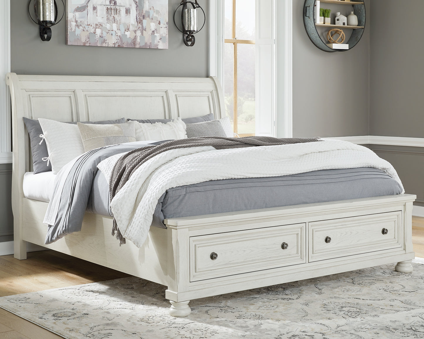 Ashley Express - Robbinsdale  Sleigh Bed With Storage