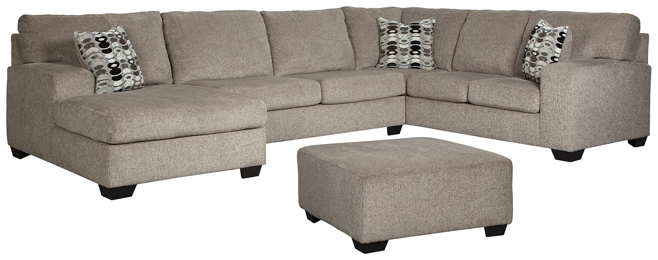 Ballinasloe 3-Piece Sectional with Ottoman