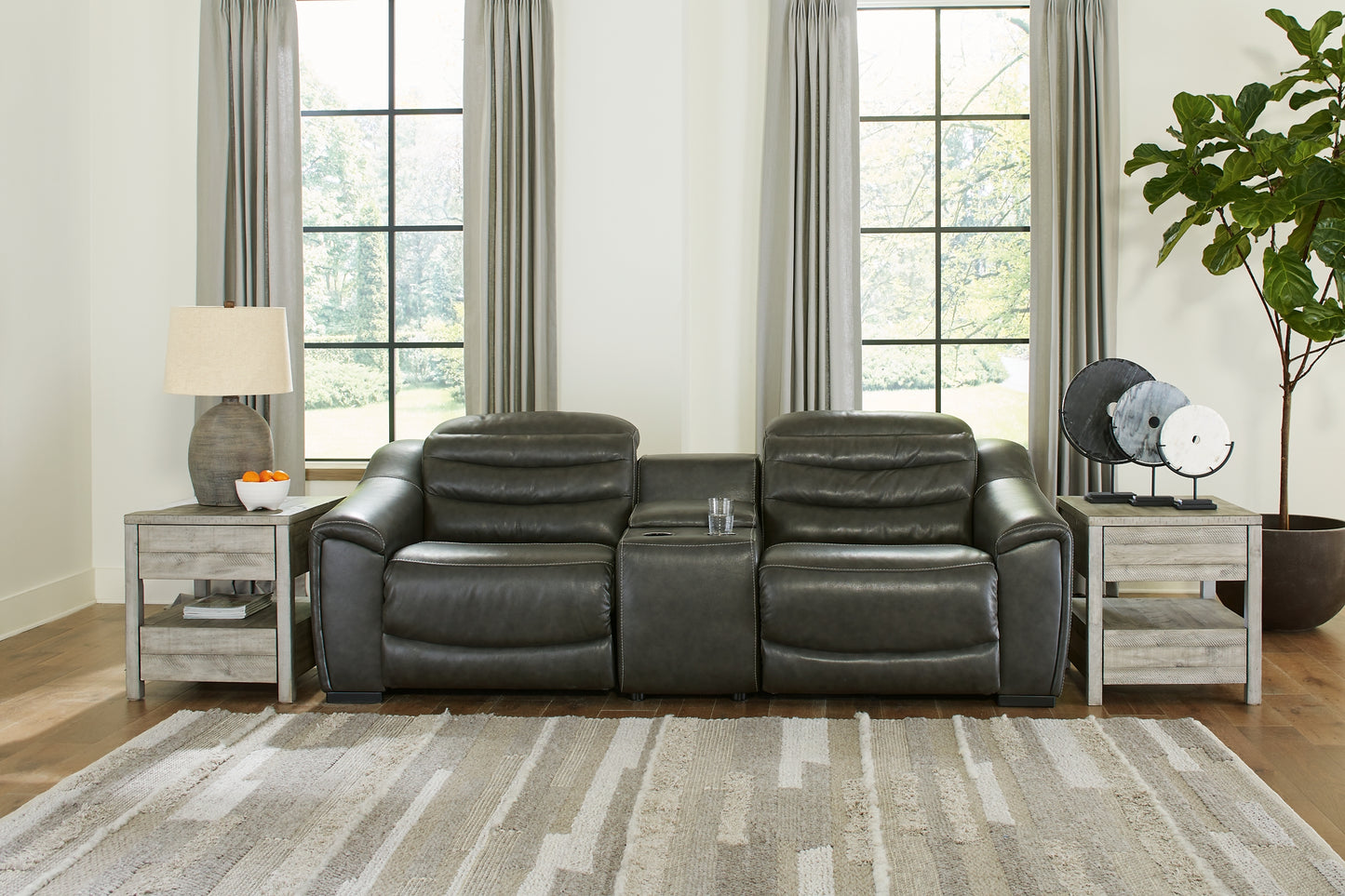 Center Line 3-Piece Sectional with Recliner