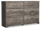 Ralinksi Twin Panel Bed with Dresser