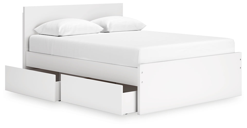 Ashley Express - Onita  Panel Platform Bed With 1 Side Storage