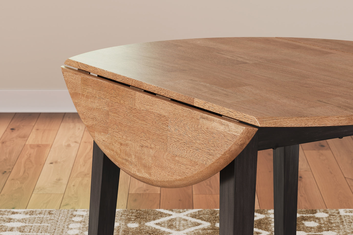 Ashley Express - Gesthaven Round DRM Drop Leaf Table