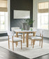 Ashley Express - Sawdyn Dining Table and 4 Chairs