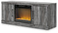 Baystorm 64" TV Stand with Electric Fireplace