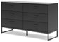 Ashley Express - Socalle Queen Panel Platform Bed with Dresser, Chest and 2 Nightstands