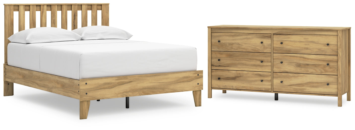 Ashley Express - Bermacy Full Platform Panel Bed with Dresser