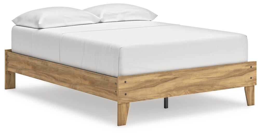 Ashley Express - Bermacy Full Platform Bed with Dresser and Nightstand