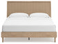 Cielden King Panel Bed with Mirrored Dresser and 2 Nightstands