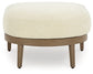 Serene Bay Ottoman with Cushion