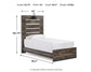 Drystan  Panel Bed With 4 Storage Drawers