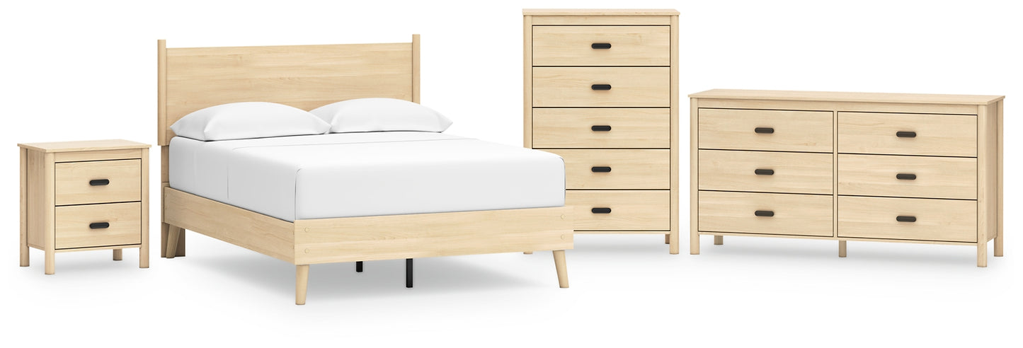 Ashley Express - Cabinella Full Platform Panel Bed with Dresser, Chest and Nightstand