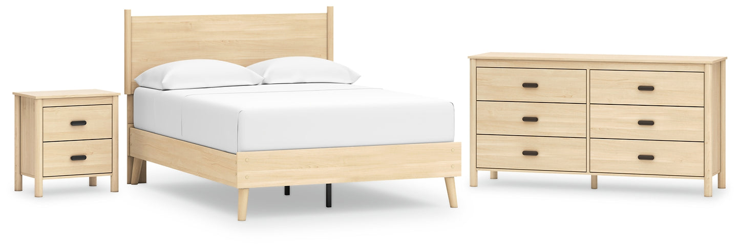 Ashley Express - Cabinella Full Platform Panel Bed with Dresser and Nightstand