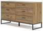 Ashley Express - Deanlow Full Platform Panel Bed with Dresser