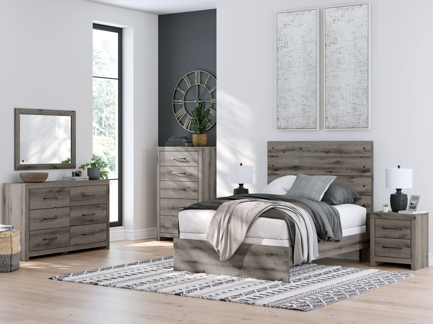 Ashley Express - Graystorm Full Panel Bed