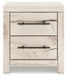 Lawroy Full Panel Bed with Mirrored Dresser and Nightstand