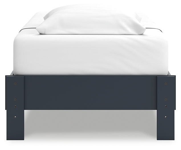 Ashley Express - Simmenfort Twin Platform Bed with Nightstand