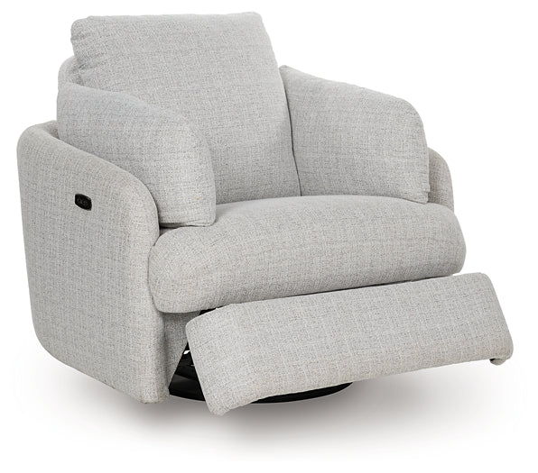 Alainmont Next-Gen Nuvella Swivel Power Recliner