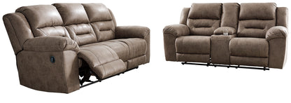 Stoneland Sofa and Loveseat